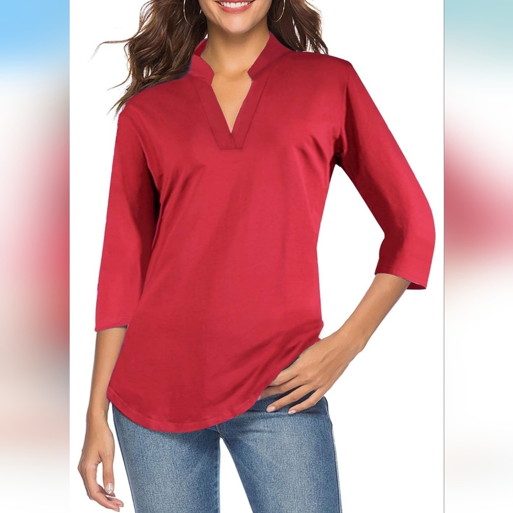 Red Longsleeve Top